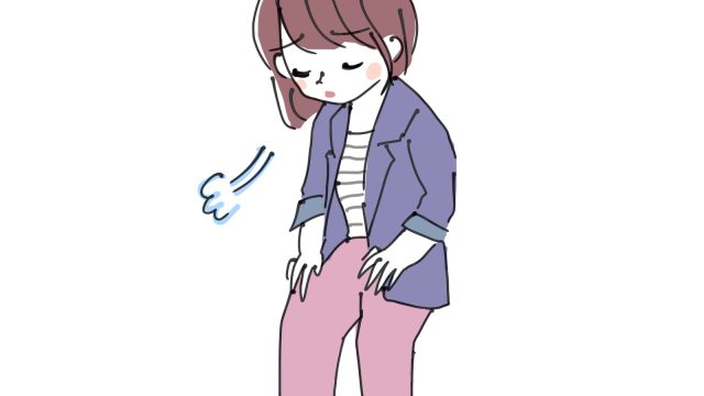 けだるい様子の画像